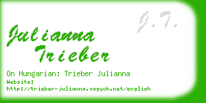 julianna trieber business card